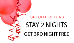 Stay 3 nights and get 1 Free