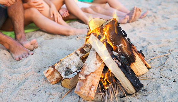 beach bonfire package